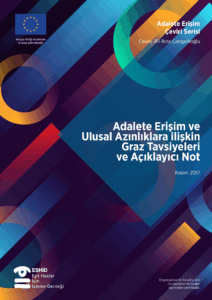 OSCE - Adalete Erişim ve Ulusal Azınlıklara ilişkin Graz Tavsiyeleri ve Açıklayıcı Not