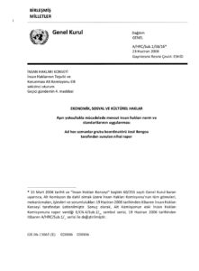 Aşırı Yoksullukla Mücadelede Mevcut İnsan Hakları Norm ve Standartlarının Uygulanması